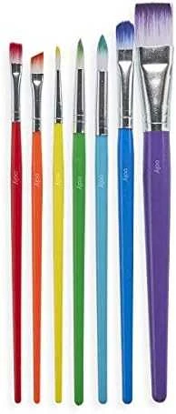 Kolorowe Baloniki Colorful Balloons Brushes Universalus 7 šepetėlių rinkinys