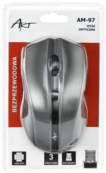 ART MY AM-97C belaidė optinė pelė USB AM-97C sidabrinis