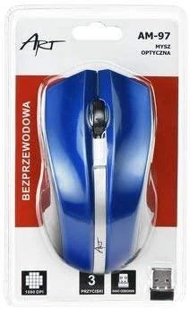 ART MY AM-97E belaidė optinė pelė USB AM-97E mėlynas