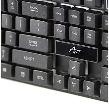 ART KL AK-49 klaviatūra su pašvietimu AK-49 USB