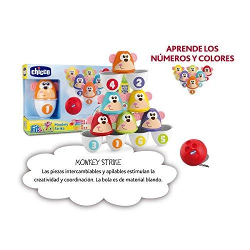 Chicco Fit Fun FIT & Linksmas žaidimas Monkey Strike, 00005228000000