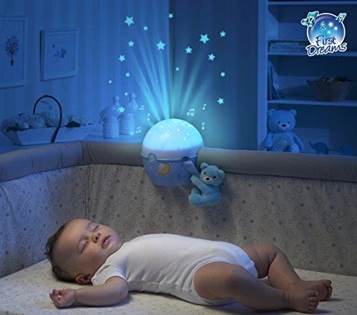 CHICCO 00007647200000 Next2Stars lovelės projektorius mėlynas