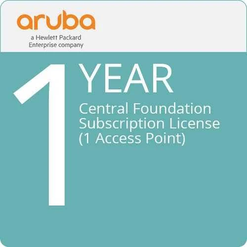 Hewlett Packard (HP) HPE Aruba centrinio AP fondo prenumerata 1 metams E-STU