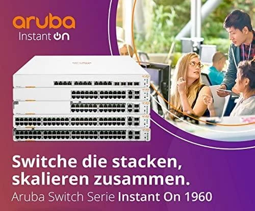 Šakotuvas Hewlett Packard (HP) HPE Aruba Instant On 1960 Smart 48G 2XT 2XF