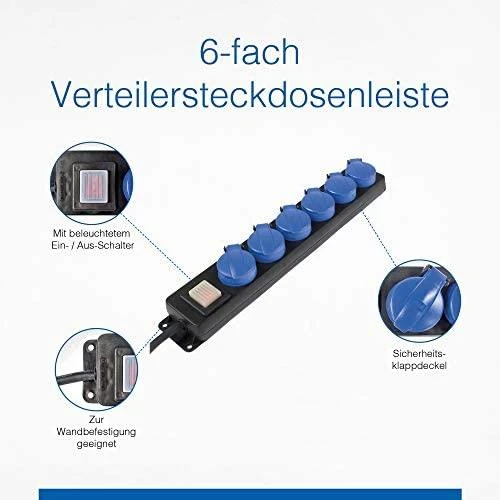 Elektrinis ilgiklis AS-Schwabe H07RN-F 3G1,5; 1,5 m