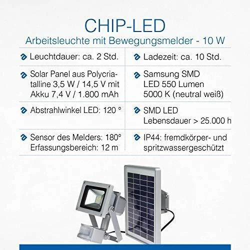 Šviestuvas su saulės baterija AS-Schwabe Solar Chip-LED