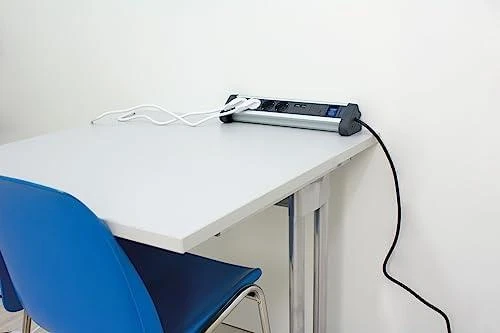 Ilgintuvas 4 lizdų AS-SCHWABE 2USB 5V/2000mA 1,5m