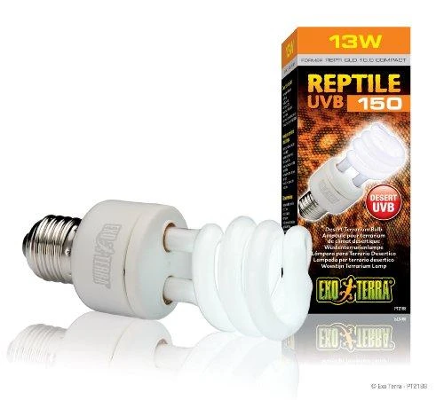 Exoterra Exo Terra - Roplių UVB 150 fluorescencinė lempa 13W E27 - (220.1880)