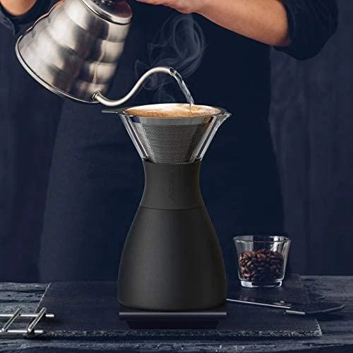 ASB Asobu PourOver Kavos gaminimo šaltuoju būdu aparatas Juoda, Sidabras