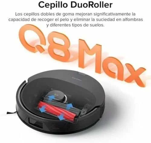 Dulkių siurblys - robotas - Roborock Q8 Max, Juodas
