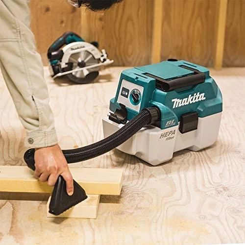 Makita DVC750LZ Akumuliatorinis dulkių siurblys 18V Li-ion; HEPA; Be akumuliatorių ir kroviklio!