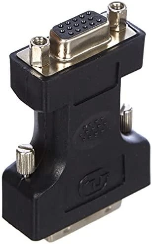 Assmann Electronic ASSMANN DVI-I į VGA adapteris juodas DVI-I 24+5 M VGA HD15 F lizdinė plokštelė