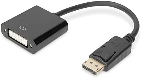 Assmann Electronic ASSMANN DisplayPort adapterio laidas DP - DVI 24+5 M/F 0.15m su blokavimu DP 1.1a suderinamas su CE bl