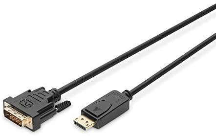 Assmann Electronic ASSMANN adapterio laidas DisplayPort 1.2 DVI-D 24+1 M/M skaitmeninis Full HD Dual Link 2m maks. 2560x1600