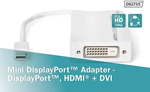 Stotis / replikatorius Digitus NEDIDP DN HDMI + DVI ADABN MENDP DP HDMI + DVI ADASTE
