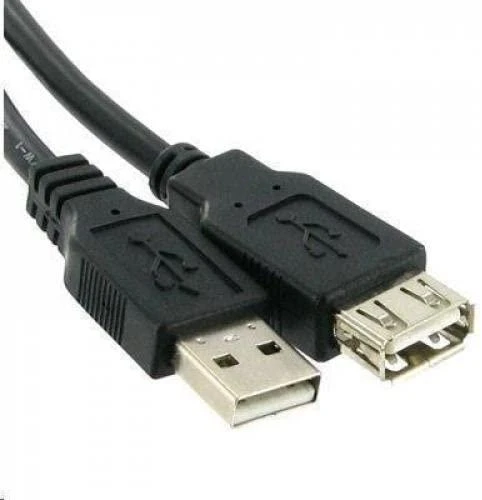 Assmann Electronic ASSMANN USB 2.0 extension cable 3.0m, A M/AF, juodas, AK-300202-030-S
