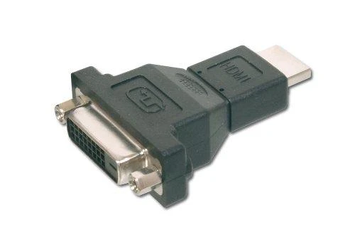Assmann Electronic ASSMANN HDMI adapteris tipas A - DVI-I(24+5) M/F Full HD bl