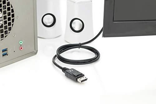 Assmann Electronic DIGITUS DisplayPort Adapteris Cable DP - HDMI Type A St / St 2.0m w / War. DP 1.2 HDMI 2.0 4K / 60Hz CE juodas