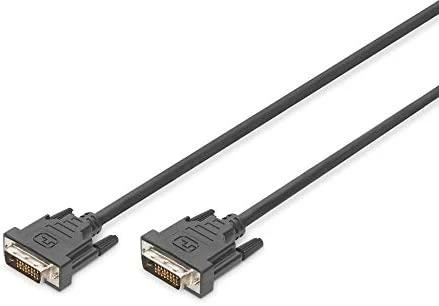 Assmann Electronic ASSMANN DVI prijungimo kabelis DVI(24+1) M/M 2.0m DVI-D Dual Link bl