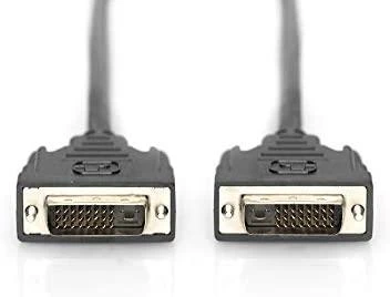 Assmann Electronic ASSMANN DVI prijungimo kabelis DVI(24+1) M/M 2.0m DVI-D Dual Link bl