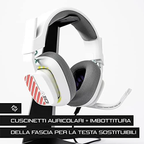 Logitech Astro Gaming A10 Gen 2 Ausinės full size su laidu 3.5 mm jack baltas/PS