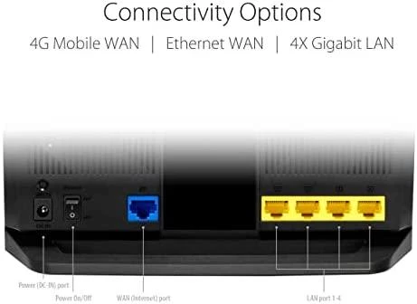 Maršrutizatorius Asus LTE 4G-AX56