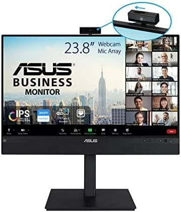 ASUS Business BE24ECSNK 24 colių 1920x1080 FHD IPS Monitorius 16:9 interneto kamera Mic DP HDMI 80W USBC MiniPC priedas