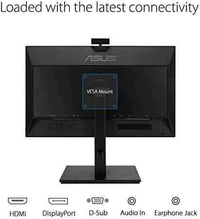 Monitorius ASUS BE24EQSK vaizdo konferencijos 23,8 colio WLED IPS FHD 1920x1080 16:9 1000:1 300cd/m2 internetinė kamera Mic 1xHDMI 1xDP