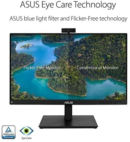Monitorius ASUS BE24EQSK vaizdo konferencijos 23,8 colio WLED IPS FHD 1920x1080 16:9 1000:1 300cd/m2 internetinė kamera Mic 1xHDMI 1xDP