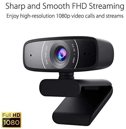 Internetinė kamera ASUS Webcam C3, 1080p FHD, 30 fps, 360° sukimosi mechanizmas