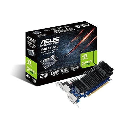 Asus | GF GT730-SL-2GD5-BRK | NVIDIA | 2 GB | GeForce GT 730 | GDDR5 | Aušinimo tipas Pasyvus | DVI-D jungtys kiekis 1 | HDMI jungtys kiekis 1 | PCI Express 2.0 | Atminties takto dažnis 5010 MHz | Procesoriaus dažnis 902 MHz