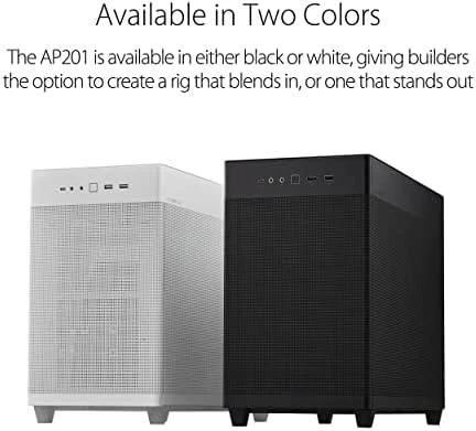 Kompiuterio korpusas ASUS Prime AP201 MicroATX Case/Baltos spalvos