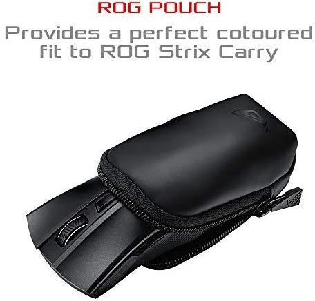 ASUS ROG Strix Carry kompiuterinė pelė RF belaidis + „Bluetooth“ Optinis 7200 DPI dešinei rankai