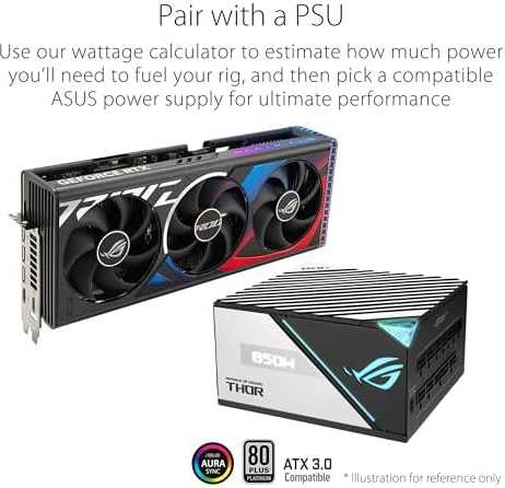 Vaizdo plokštė ASUS ROG Strix GeForce RTX 4070 Ti SUPER 16GB GDDR6X OC Edition