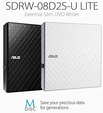 Asus | SDRW-08D2S-U Lite | Sąsaja USB 2.0 | DVD±RW | CD skaitymo greitis 24 x | CD įrašymo greitis 24 x | Baltas | Stalinis kompiuteris / Nešiojamasis kompiuteris