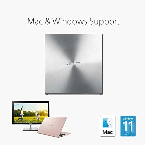 Asus | SDRW-08U5S-U | Sąsaja USB 2.0 | DVD±RW | CD skaitymo greitis 24 x | CD įrašymo greitis 24 x | Metalinis | Užrašų knygelė