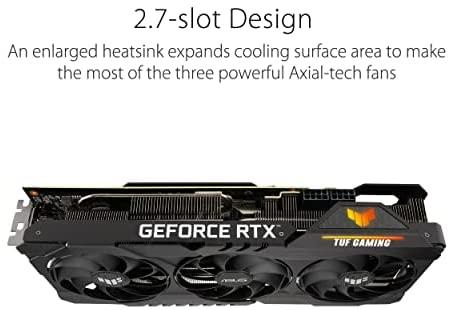 Vaizdo plokštė ASUS TUF-RTX3070TI-O8G-GAMING 8GB GDDR6X 2xHDMI 2.1 3xDP 1.4a