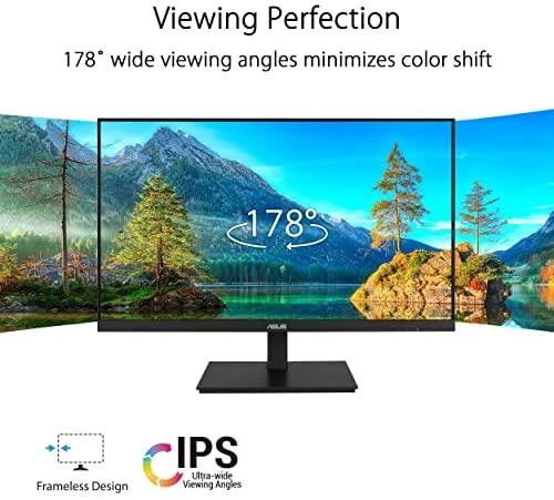 ASUS VA27DQSB 27inch WLED/IPS Eye Care Monitorius FHD 1920x1080 16:9 Frameless 75Hz 5ms 1xDP 1xHDMI Juodas
