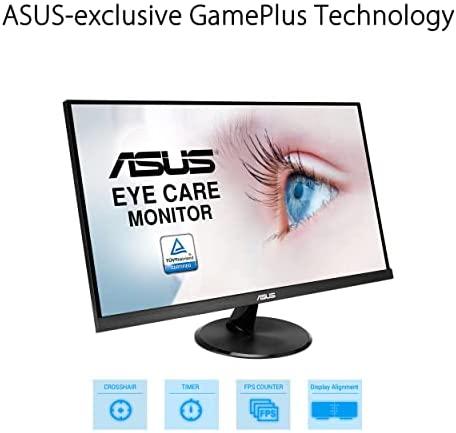 Monitorius Asus VP279HE 27 ", IPS, FHD, 16:9, 1 ms, 250 cd/m², Juodas, 1920 x 1080