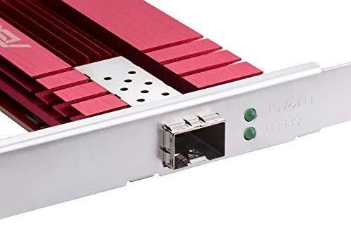 Asus | XG-C100F 10G PCIe tinklo adapteris; SFP+ prievadas, skirtas optinio pluošto perdavimui ir DAC kabeliui | 10/100/1000/10000 Mbit/s