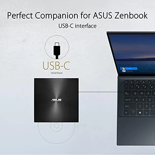 Asus | ZenDrive U8M (SDRW-08U8M-U) | Sąsaja USB Type-C | DVD±RW | CD skaitymo greitis 24 x | CD įrašymo greitis 24 x | Juodas