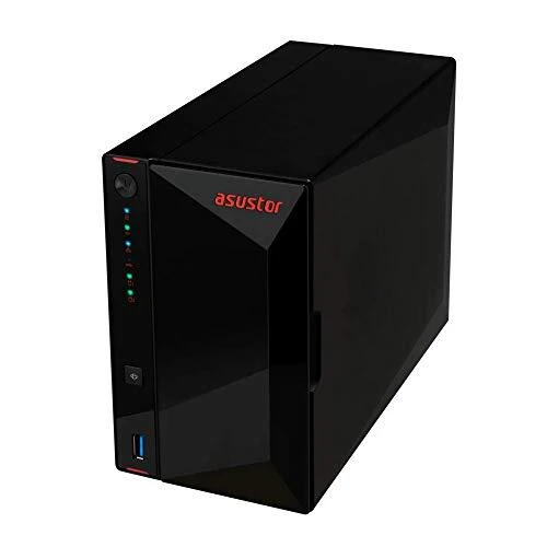 Serveris Asus Asustor Nimbustor 4 AS5304T iki 4 HDD/SSD, Intel Celeron J4105 Quad-Core, Procesoriaus dažnis 1,5 GHz, 4 GB, SO-DIMM DDR4 2400, Vienvietis, Juodas