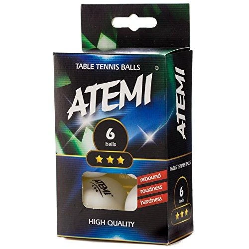 Stalo Teniso Kamuoliukai ATEMI 40+ 3* 6vnt