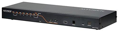 Aten KH2508A 2 konsolių 8 prievadų Cat 5 KVM komutatorius su Daisy Chain prievadu