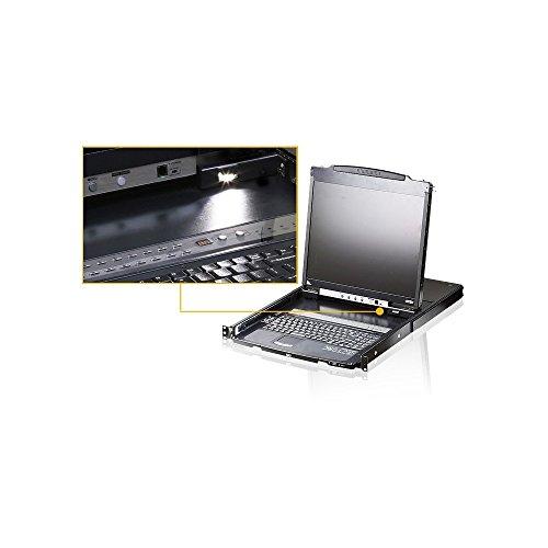 ATEN CL5708N-ATA-AG ATEN KVM 8 prievadų LCD 19 + baidarių lenta + jutiklinė plokštė USB-PS/2