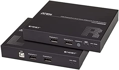 Aten CE924 USB DisplayPort Dual View HDBaseT 2.0 KVM plėstuvas, 4K@100m vienam vaizdui | Aten | USB DisplayPort Dual View HDBaseT 2.0 KVM plėstuvas, 4K@100m vienam vaizdui | CE924-AT-G