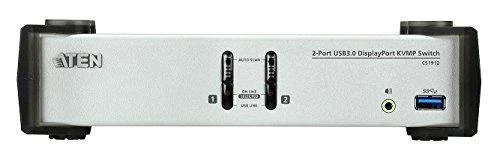 Aten CS1912 2 prievadų USB 3.0 DisplayPort KVMP™ jungiklis (Kabeliai pridedami) | Aten | 2 prievadų USB 3.0 DisplayPort KVMP jungiklis (pridedami kabeliai) | CS1912