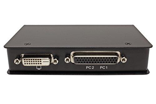 ATEN CS72D-AT ATEN CS72D 2 prievadų USB DVI KVM jungiklis, 1 x 1,2 m 44 kontaktų KVM kabelių rinkinys, nemaitinamas