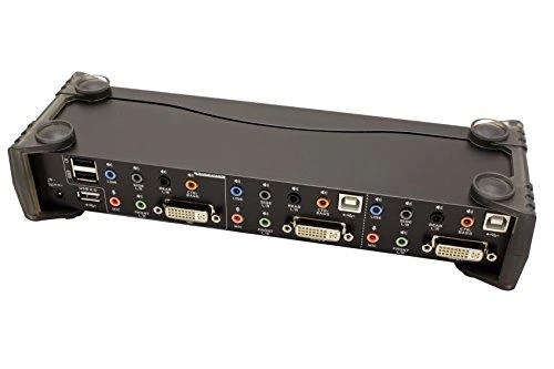 ATEN CS1782A-AT-G ATEN CS1782A 2 prievadų DVI USB 2.0 KVMP jungiklis, 7.1 erdvinis garsas, nVidia 3D