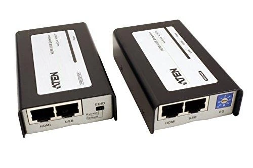 ATEN HDMI ir USB plėtinys per Ethernet, 3D, 1080p iki 60m, HDCP, Juodas VE803